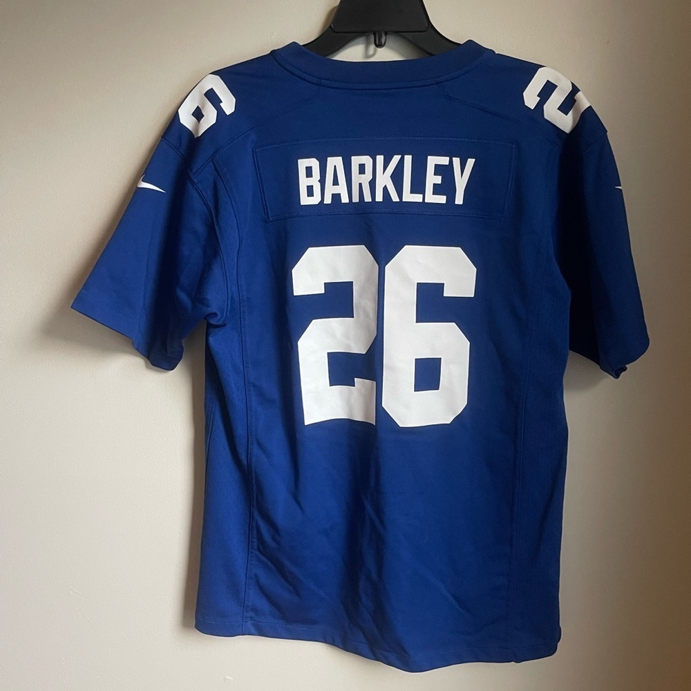 Saquon Barkley New York Giants Authentic Vapor Élite Nike  NFL Jersey Youth XL - Picture 3 of 6
